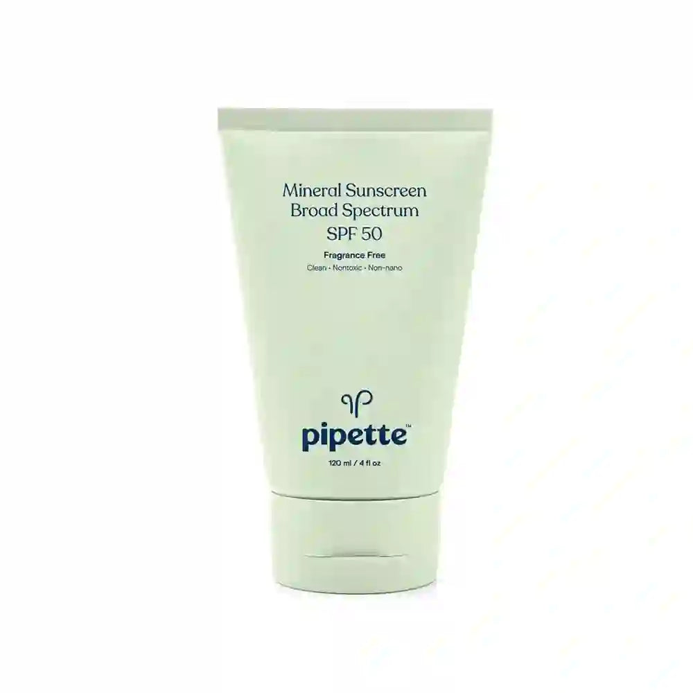 Protector Solar Mineral Amplio Espectro FPS 50, Seguro para Bebés y Niños, 4 fl oz