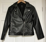 Chaqueta de piel sintética para niña Art Class Black Target