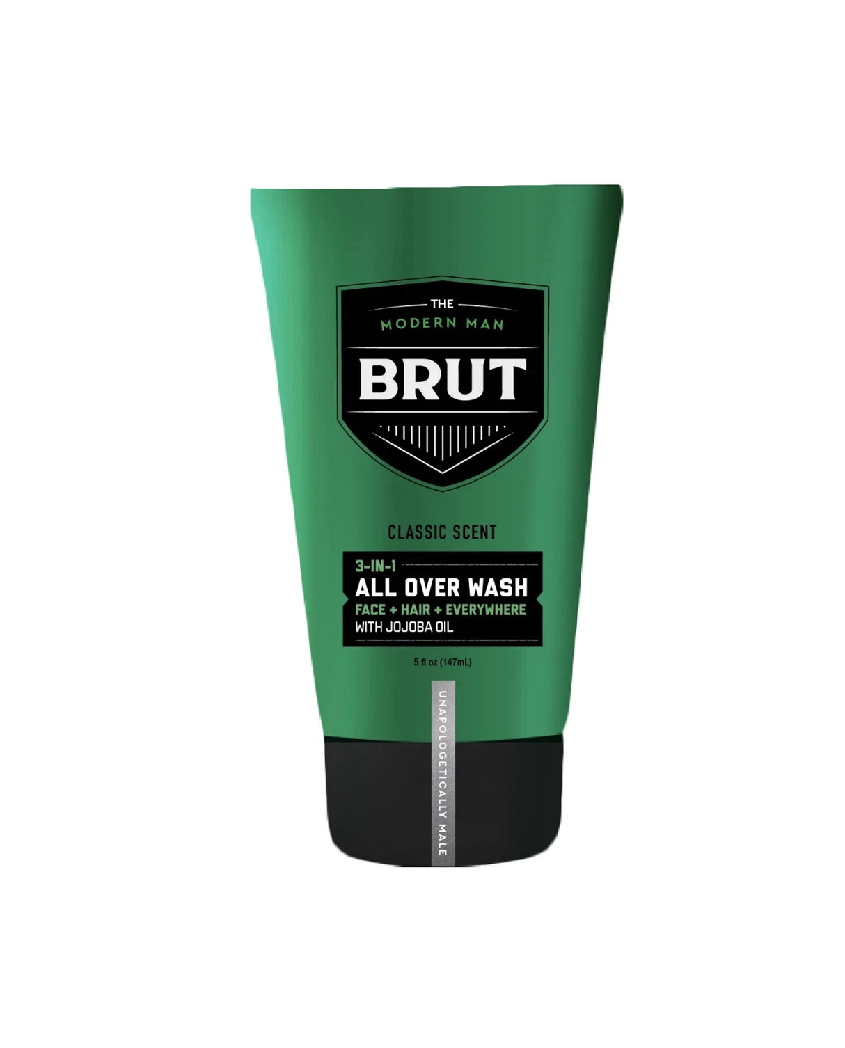 Brut Signature Scent 3 en 1 lavado facial + cabello + en todas partes con aceite de jojoba