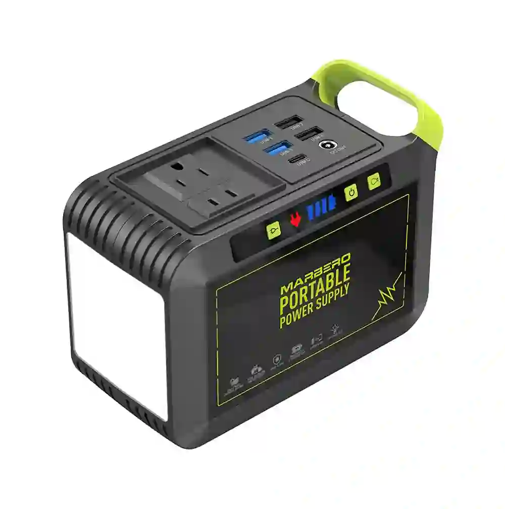 Portable Power Station Marbero M82 88wh W/ Solar Panel