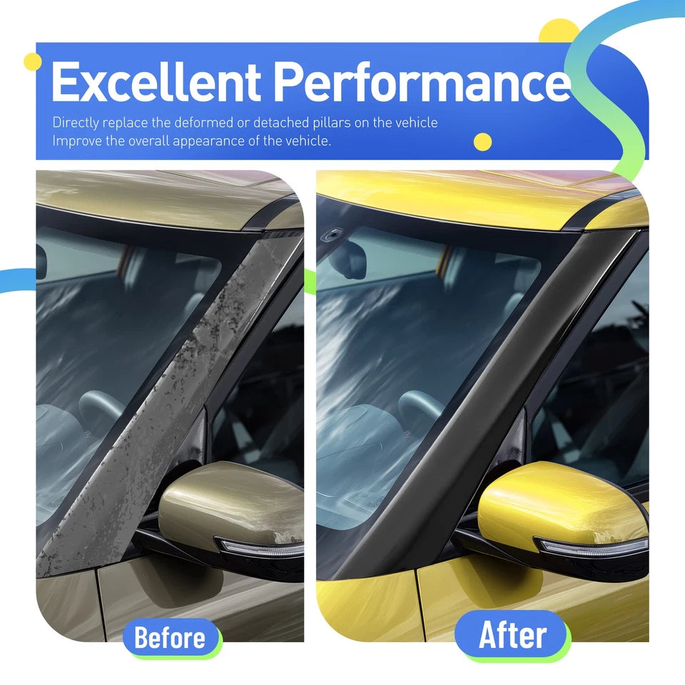 GuKucheen Molduras de Pilar A para Parabrisas Kia Soul 2014–2019 – Set de 2