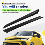 GuKucheen Molduras de Pilar A para Parabrisas Kia Soul 2014–2019 – Set de 2