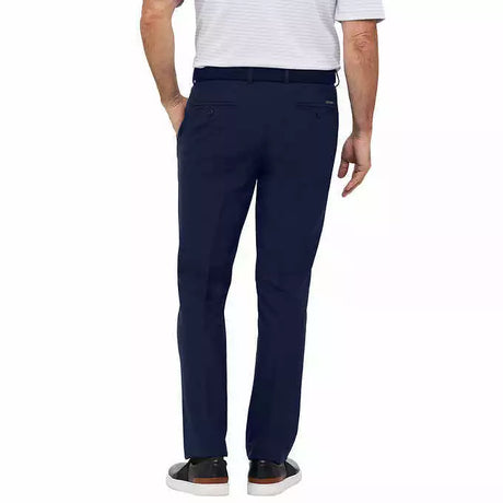 Pantalón chino Greg Norman para hombre ajuste clásico pretina elástica