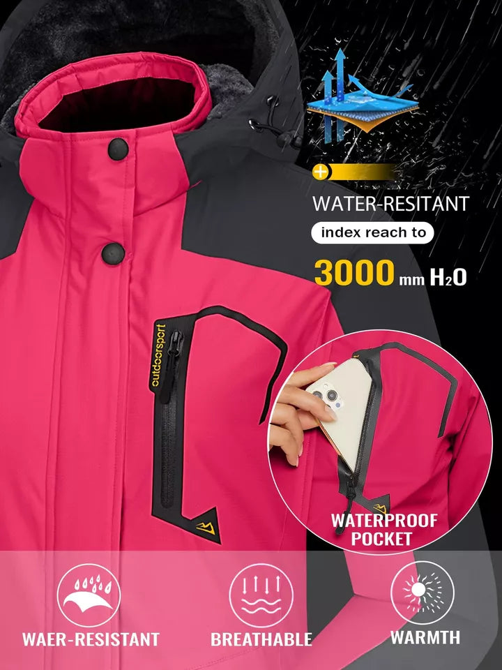 Chaqueta de Nieve Invierno Para mujeres Impermeable Esquí