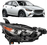Faro Halógeno Delantero Derecho Compatible Con Mazda Cx-3 2016-2022 repuesto f