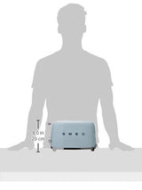 Tostadora SMEG de 2 rebanadas azul pastel