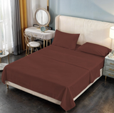 Juego De Sábana 200 Hilos Okaeri 2 Plazas - 4 Piezas