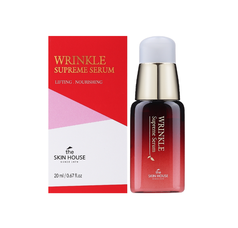 Sérum facial antiarrugas con extracto de ginseng rojo
