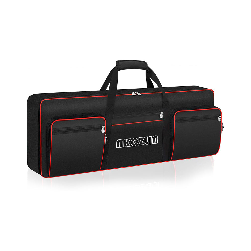 Bolso Acolchado AKOZLIN para Teclado Musical de 61 Teclas | Impermeable | Mochila de Transporte