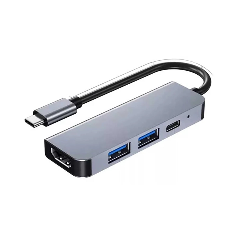 Adaptador Laptop Multifunción USB-C 4 en 1 HDMI USB 3.0