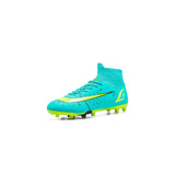 Zapatos de fútbol Turf Hightop AG para hombre-Verde