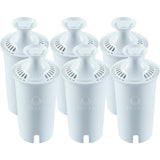 Filtro de Repuesto BRITA Plus Alta Densidad Pack 6 Unidades | Compatible con Jarras y Dispensadores BRITA