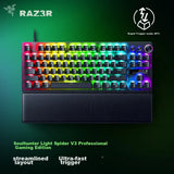 Teclado Gamer Razer Huntsman V3 Pro TKL 87 Teclas Óptico RGB – Negro
