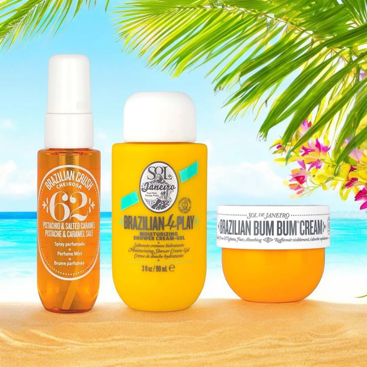 Set de viaje Jet Brazilian Bum Bum 3 piezas Sol de Janeiro
