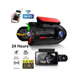 Dash Cam Modelo A68 Cámara Dual 1080P Amplio Ángulo de 150° Grabación Continua Sensor G