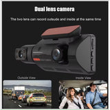 Dash Cam Modelo A68 Cámara Dual 1080P Amplio Ángulo de 150° Grabación Continua Sensor G