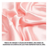 Set de 2 Fundas de Almohada Satén Tipo Seda 102 x 51 cm | Suavidad Premium para Cabello y Piel