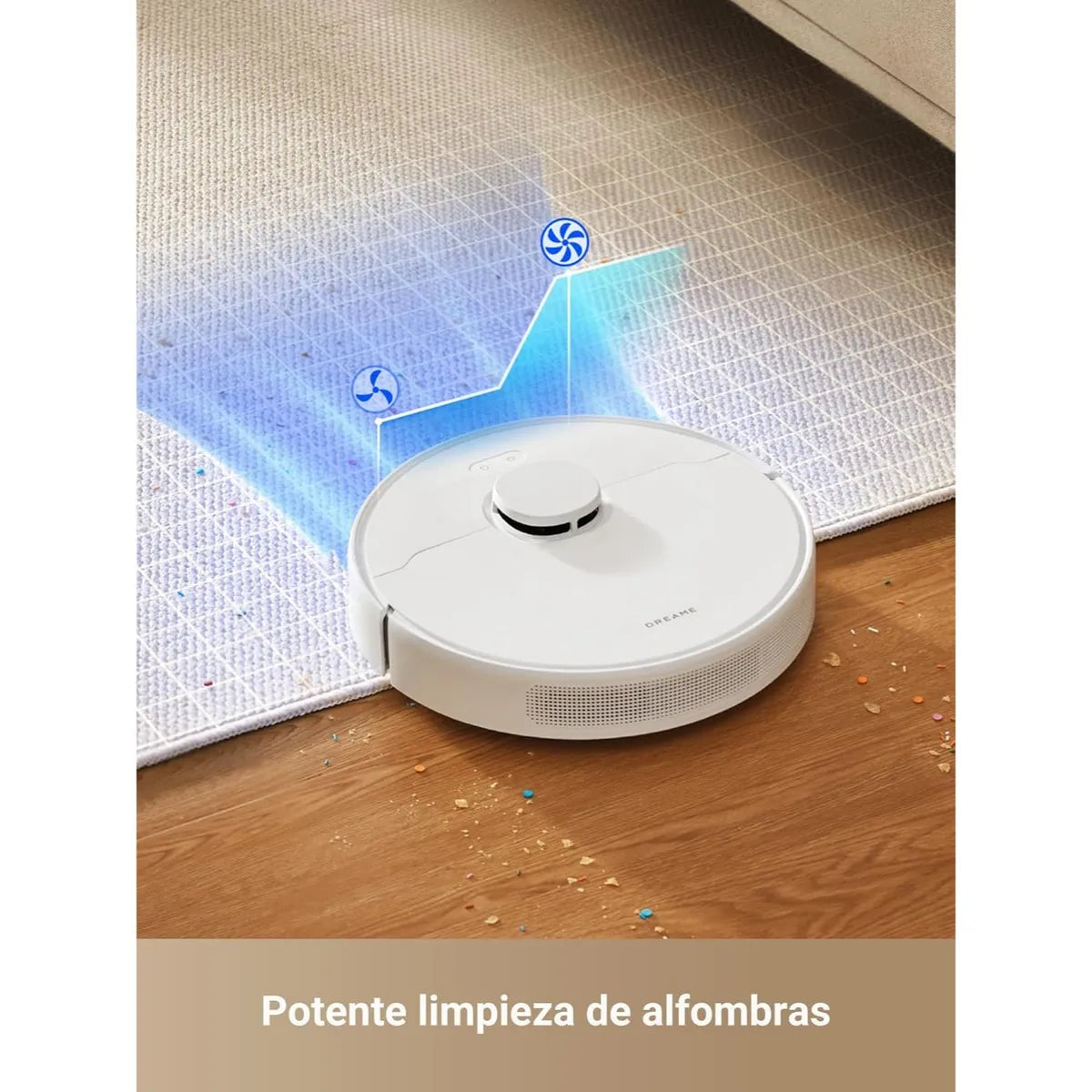 Dreame D10 Plus Gen 2 Robot Aspiradora 6000PA Cepillo de goma flotante 110V