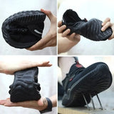 Zapatos Indestructibles de Seguridad para Hombre Negro | Puntera de Acero