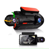 Dash Cam Modelo A68 Cámara Dual 1080P Amplio Ángulo de 150° Grabación Continua Sensor G