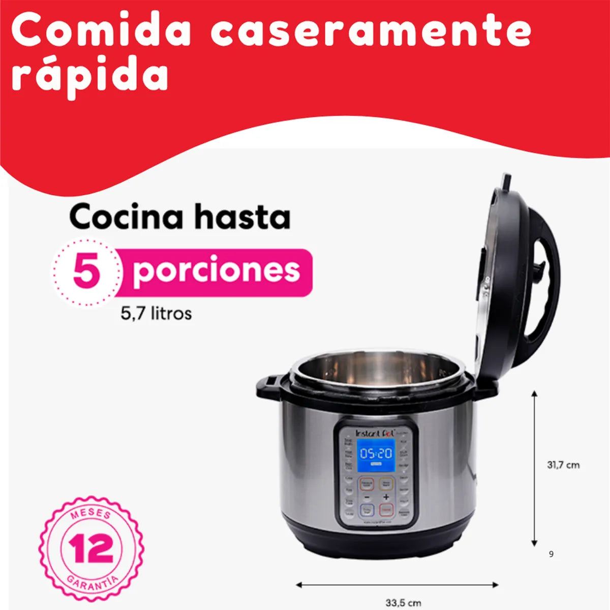 Olla Multifuncional DUO PLU Instant Pot 120V