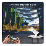 Proyector portátil HY300 Android 11 HD 4K Cine en casa