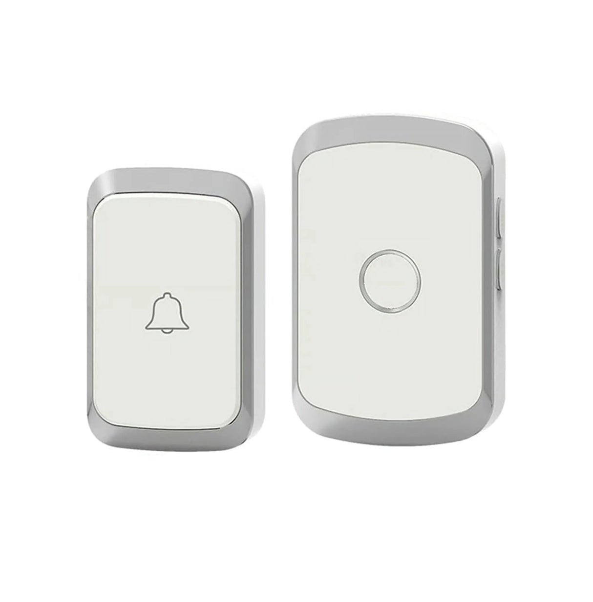 Timbre Inalámbrico Blanco Portátil Exterior Puerta Portero