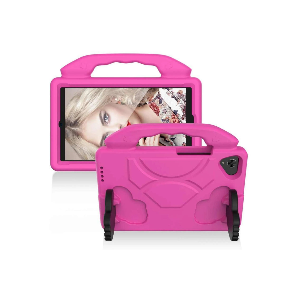 Carcasa Niños Anti-golpes Para Samsung Tab A7 Lite 8.7 T220 Fucsia