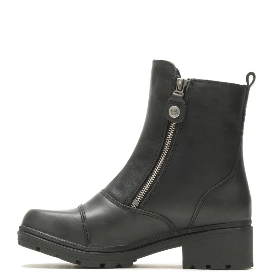 Botas Harley-Davidson Amherst Black para Mujer – Cuero Negro