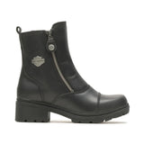 Botas Harley-Davidson Amherst Black para Mujer – Cuero Negro