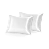 Funda de Almohada de Seda Lyshin Standard Pack 2 | Transpirable, Refrescante y Suave para Cabello y Piel