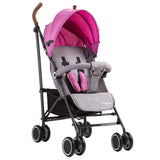Coche Paraguas Bebesit Clap Melange Rosado | Plegado Ultra Compacto | Openbox