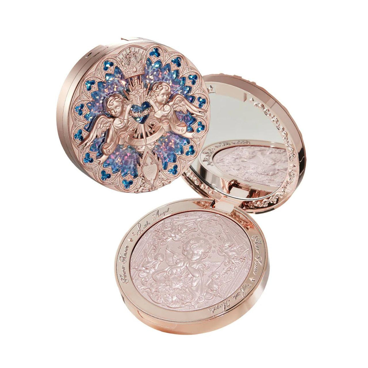 Flower Knows Little Angel Collection | Embossed Highlighter L01 Eros's Fable | Iluminador Facial 8 g