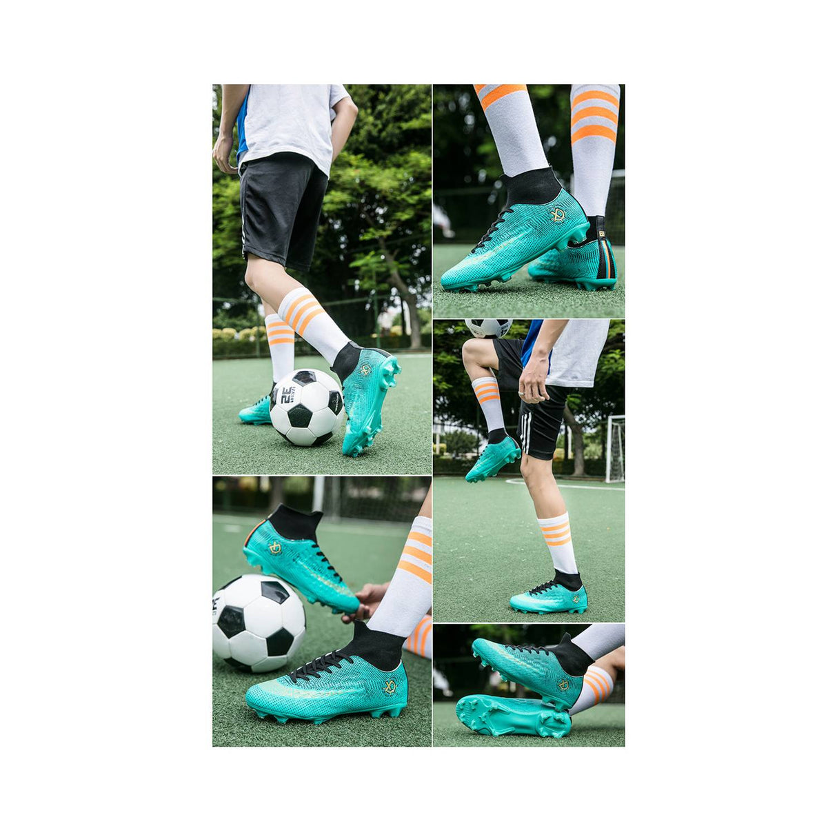 Zapatos fútbol hombre - multicolor