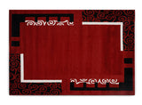 ALFOMBRA IDETEX FRIZE CARVED D5 170 X 230 CM RED