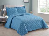 QUILT ANDES LISO AZUL 2 PL