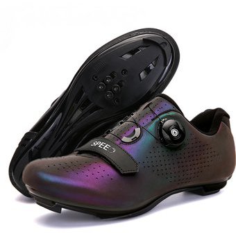 Zapatos de Bicicleta Aire Librezapatillas Ciclistas Púrpura brillante TALLA 40