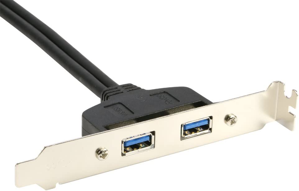 2 puertos USB 3.0 hembra panel trasero a MB 20pin