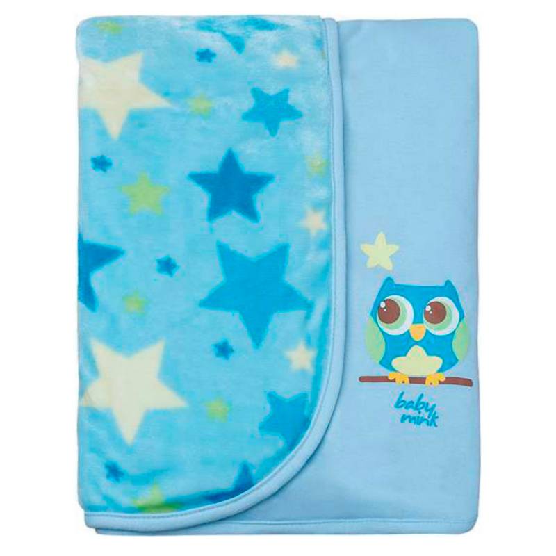 Cobertor Doble Confort Azul Bm