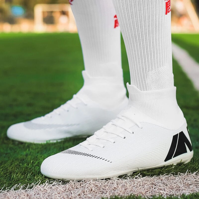 BINBINNIAO-botas de fútbol para hombre y mujer, zapatos de fútbol para –