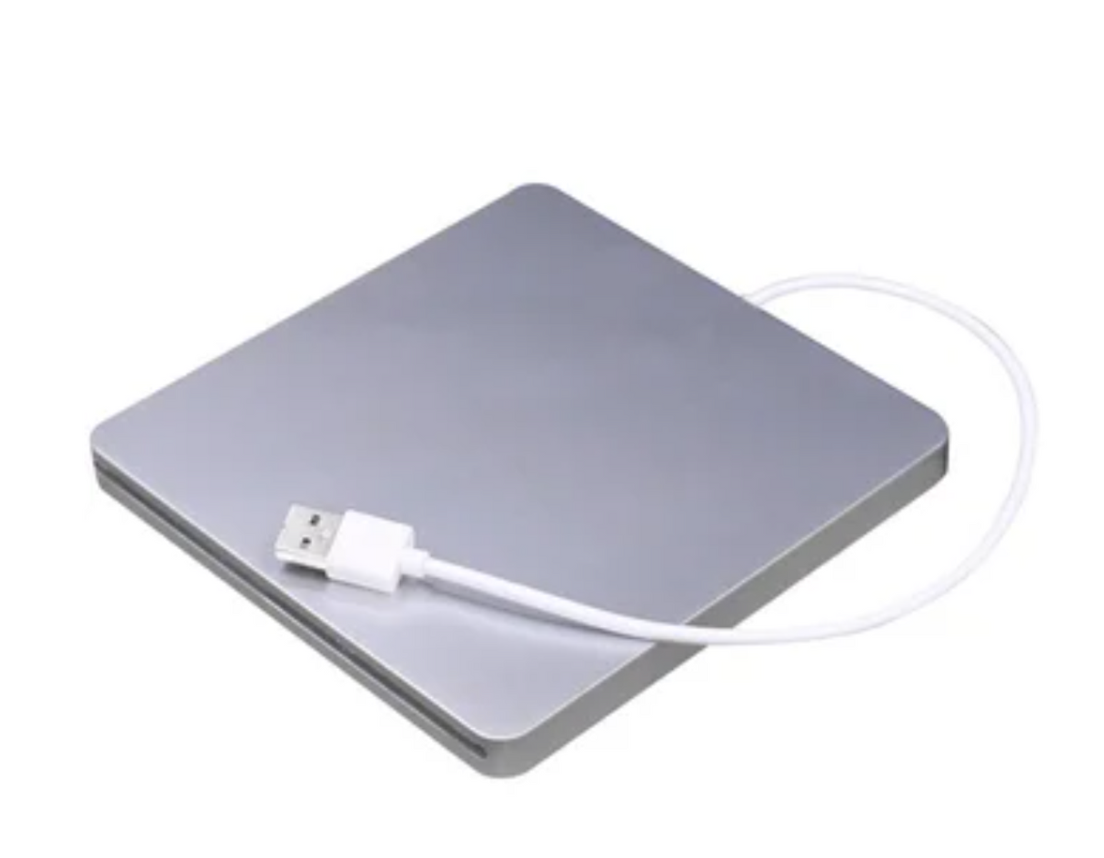 USB Mobile Slot External DVD CD RW Drive Burner Super Slim para Book Mac