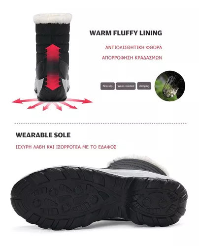 Botas de Nieve para mujer botines de Felpa