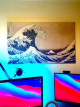 Cuadro Canvas Reproducción Gran ola de Kanagawa
